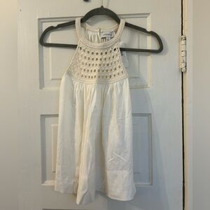 Evereve joan crochet tank